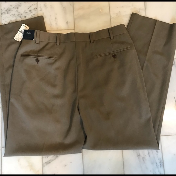 NWT Brooks Brothers Madison Wool Pants 34/30 - Picture 7 of 9